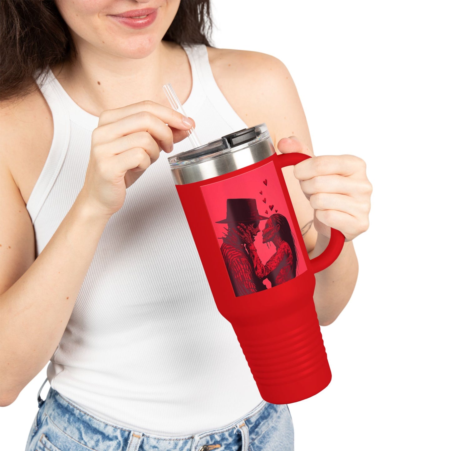 'Freddy Kruger in Love' Insulated Travel Mug, 40oz