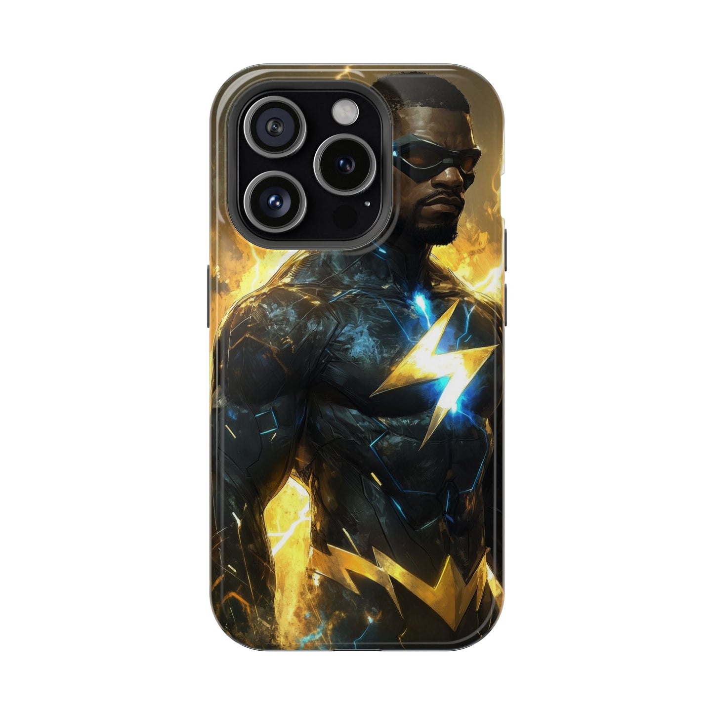 Black Lightning Magnetic Tough Cases