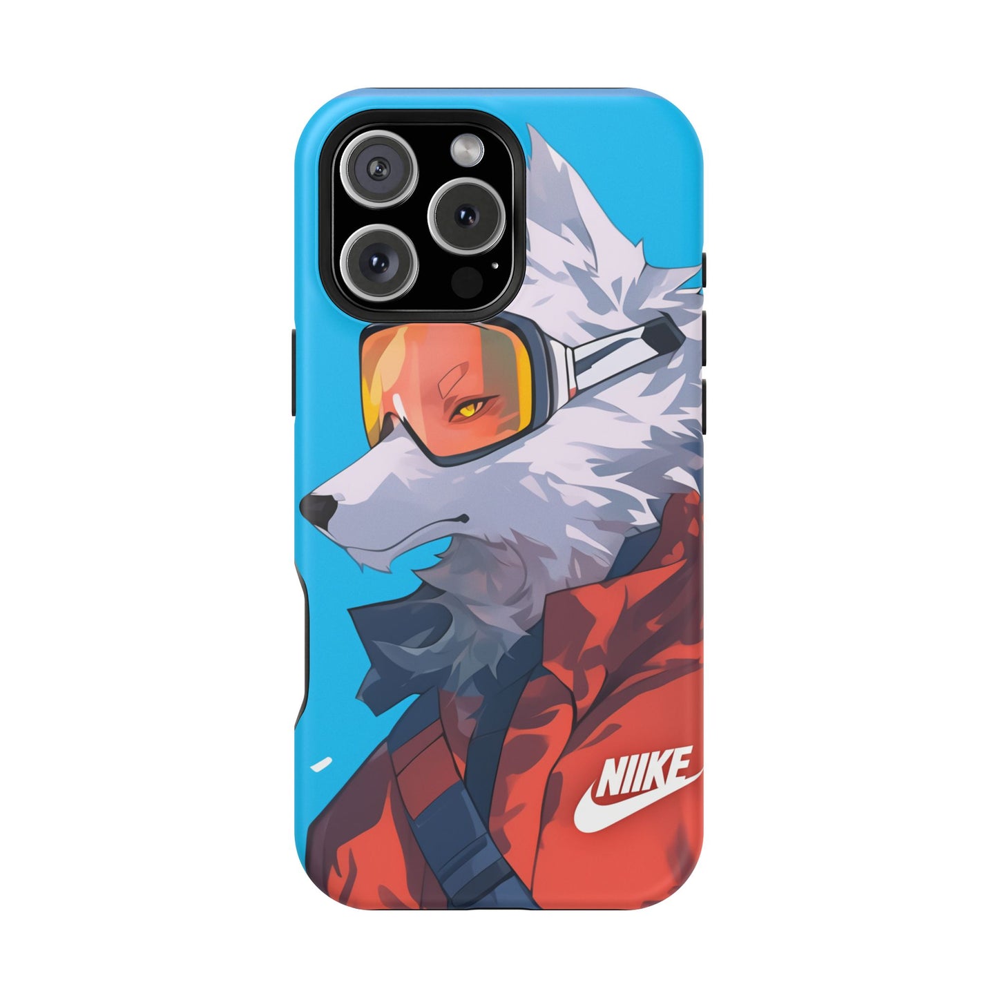 'Snow Wolf' Magnetic Tough Cases