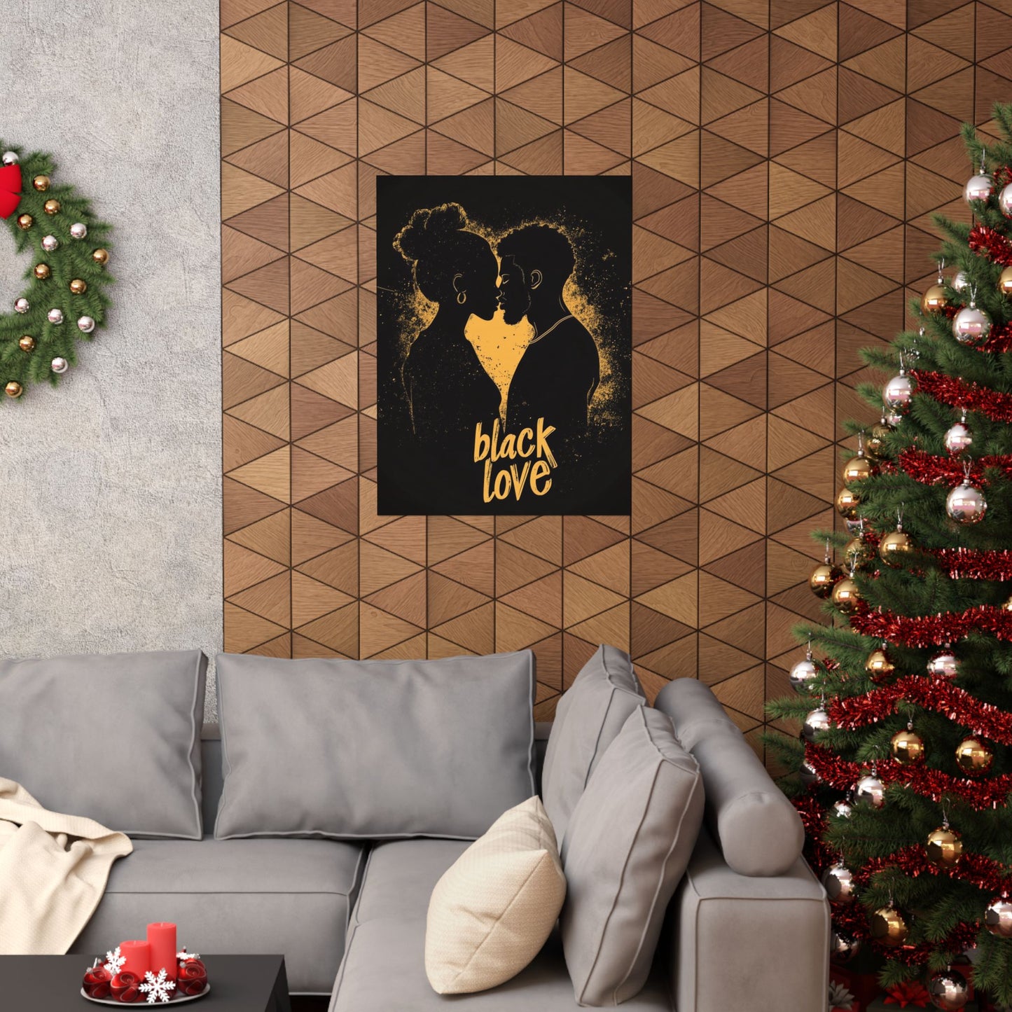 'Black Love' Matte Vertical Posters