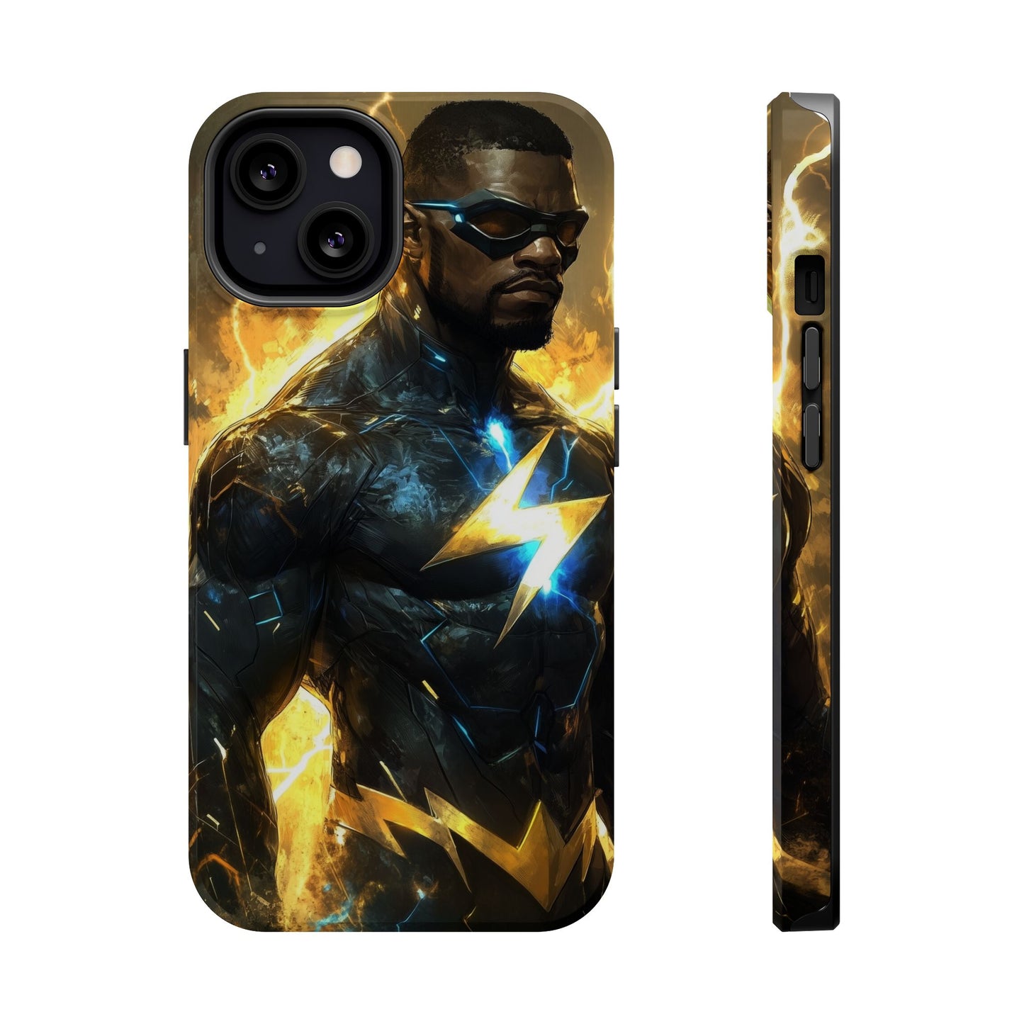 Black Lightning Magnetic Tough Cases