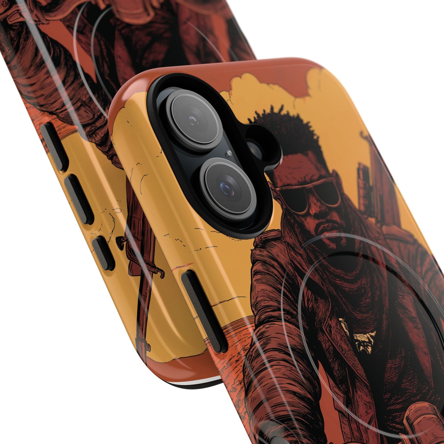 Motorcycle Rider Tough Magnetic Phone Case - Bold Design for Adventurers