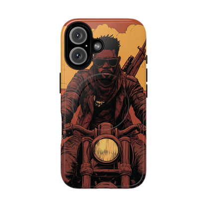 Motorcycle Rider Tough Magnetic Phone Case - Bold Design for Adventurers