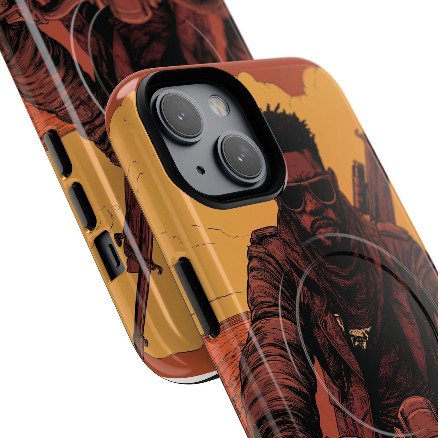 Motorcycle Rider Tough Magnetic Phone Case - Bold Design for Adventurers