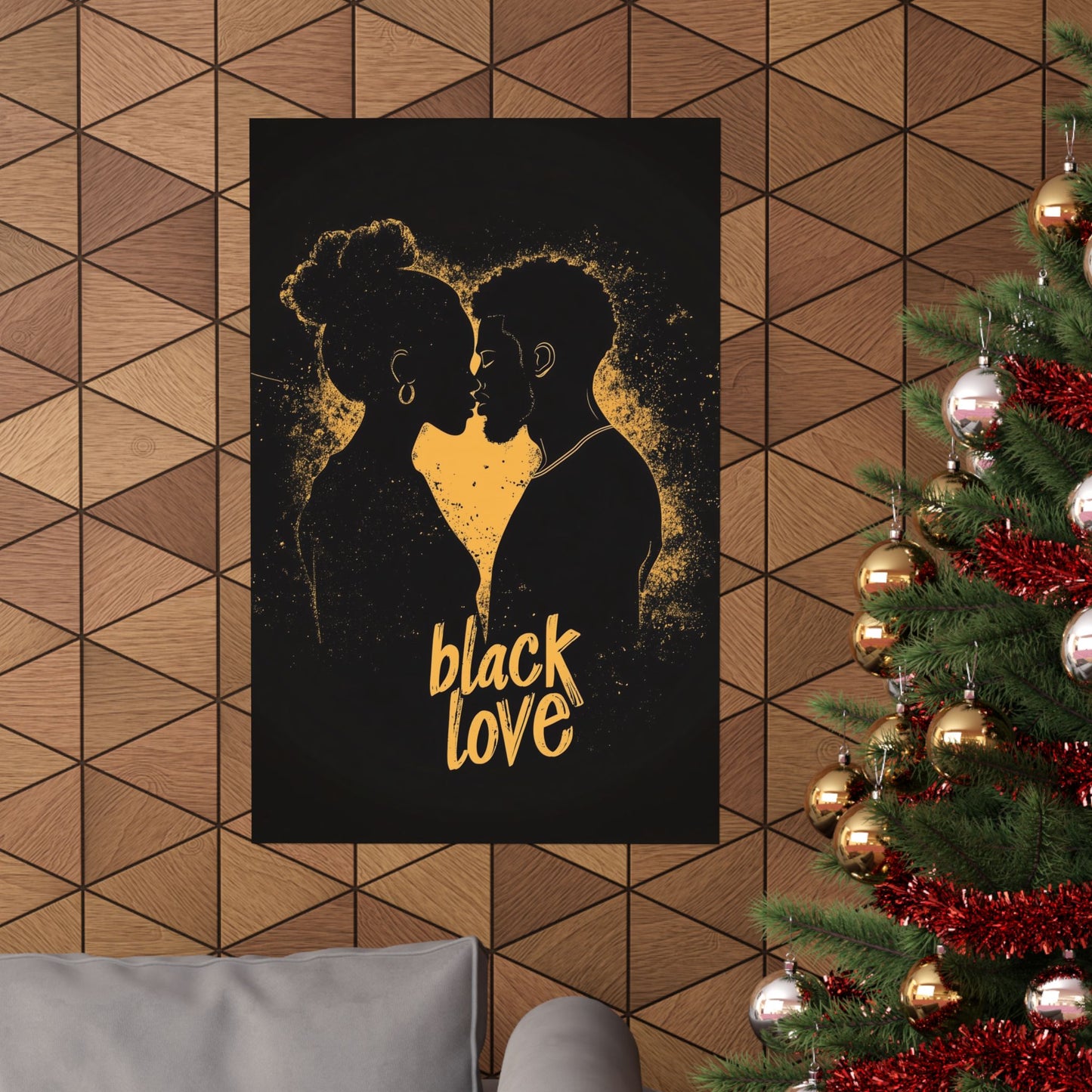 'Black Love' Matte Vertical Posters