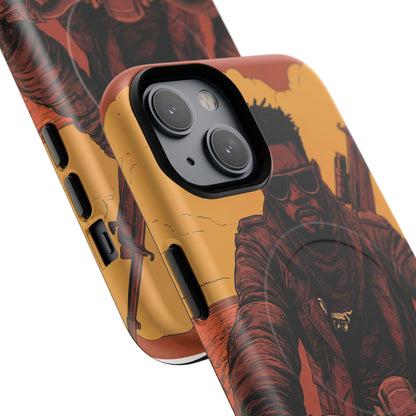 Motorcycle Rider Tough Magnetic Phone Case - Bold Design for Adventurers