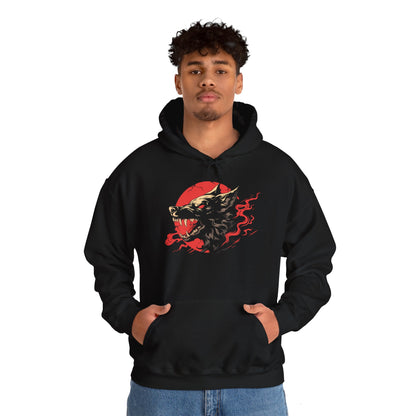 Savage Wolf Hooded Sweatshirt