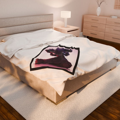 Fractured Fury: The Ultimate Plush Blanket for Rebels