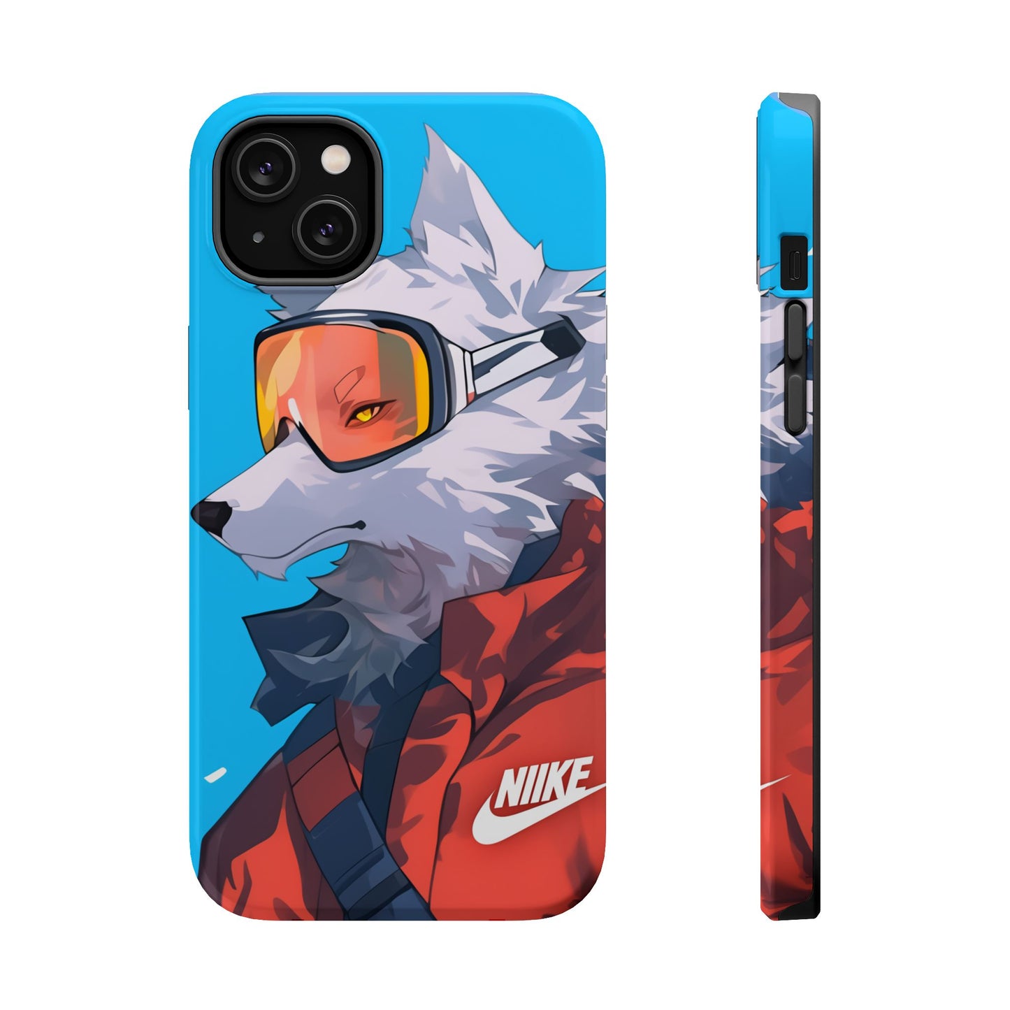 'Snow Wolf' Magnetic Tough Cases