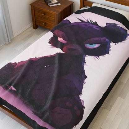 Fractured Fury: The Ultimate Plush Blanket for Rebels