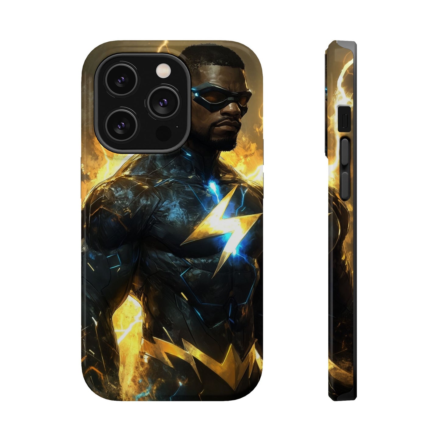 Black Lightning Magnetic Tough Cases