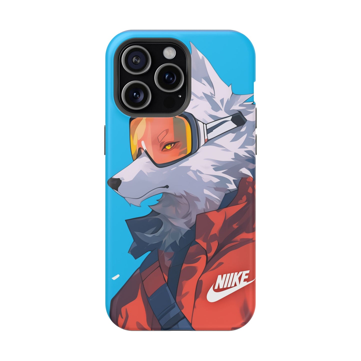 'Snow Wolf' Magnetic Tough Cases