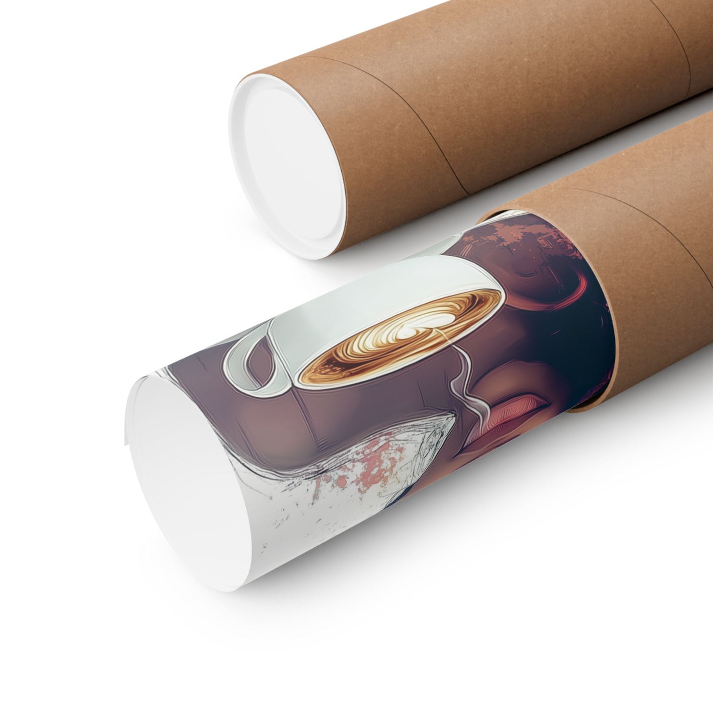 'Coffee-Scented Dreams' Vertical Posters