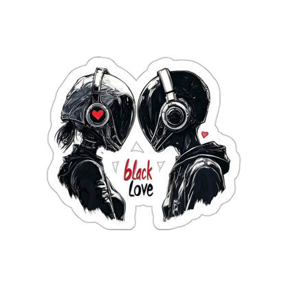 'Black Love' Kiss-Cut Stickers