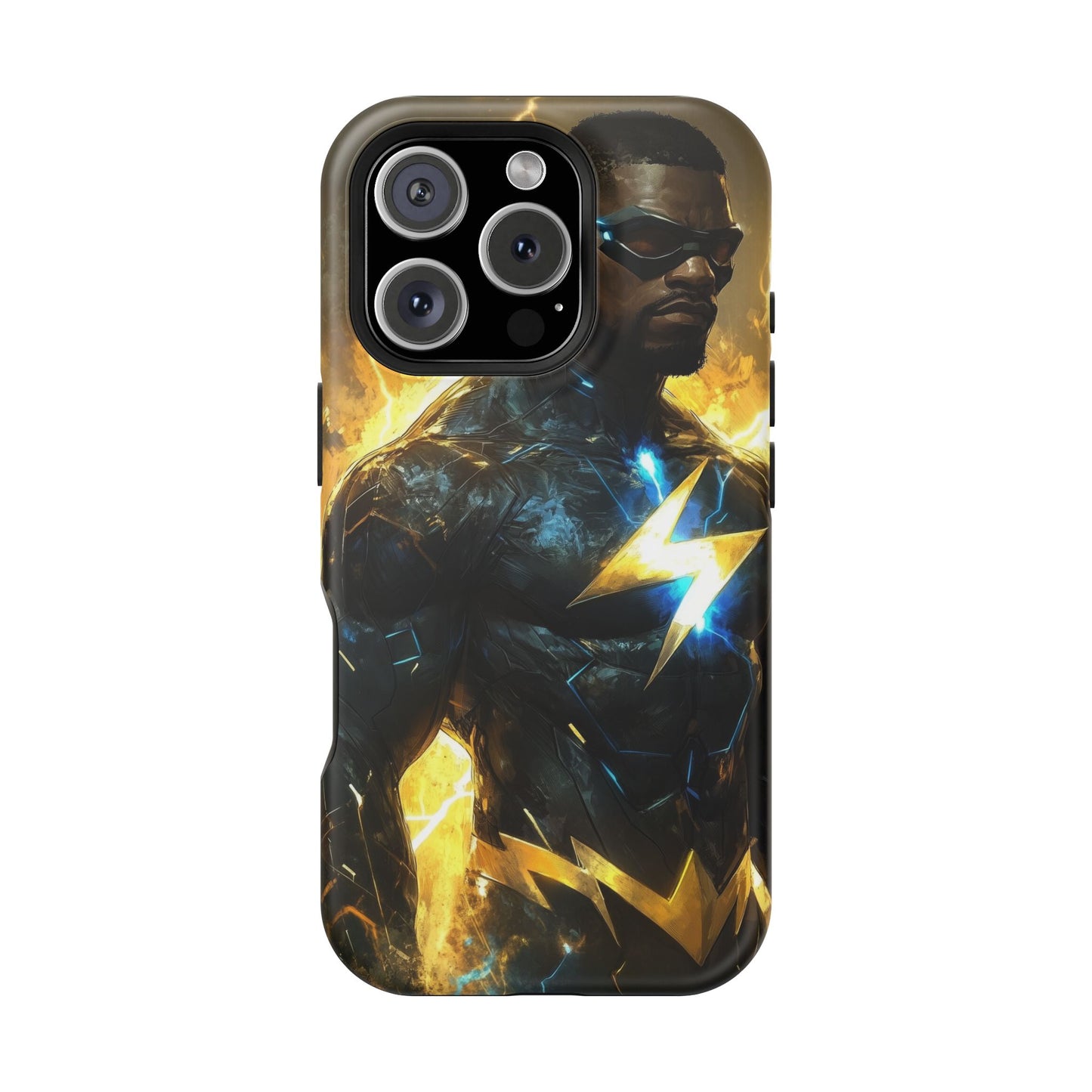 Black Lightning Magnetic Tough Cases